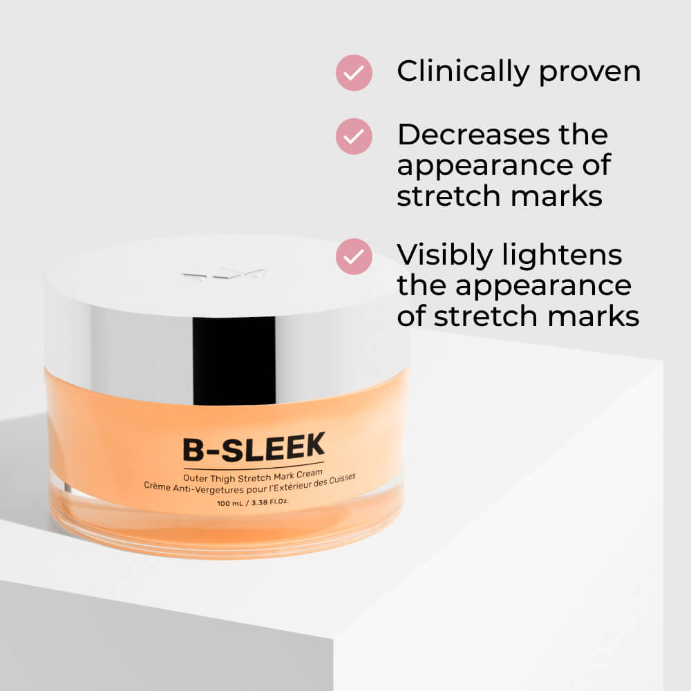 B-SLEEK Outer Thigh Stretch Mark Cream B-SLEEK Outer Thigh Stretch Mark Cream